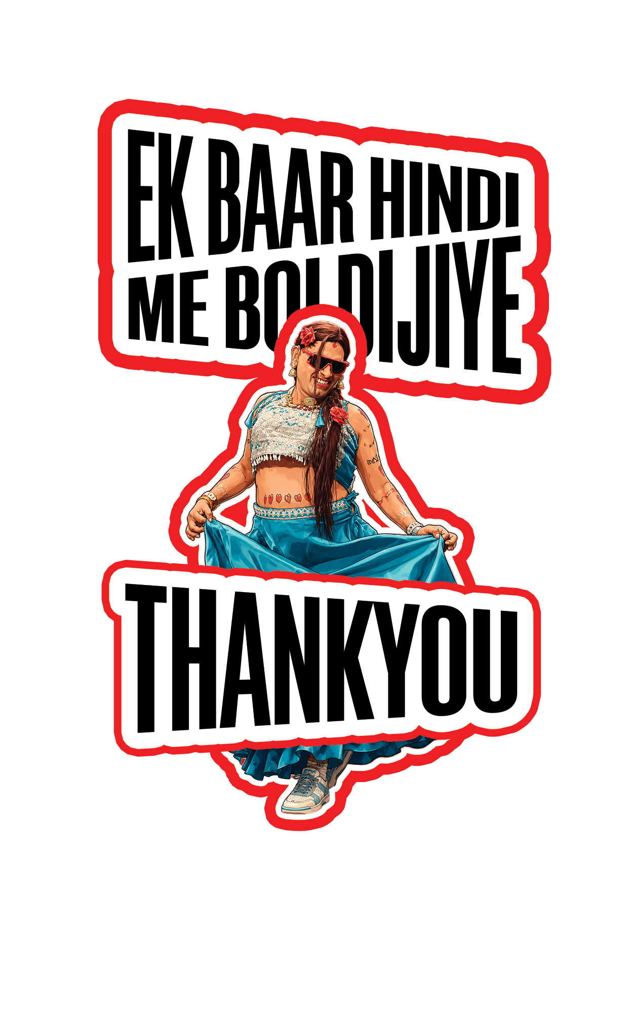 Hindi me boldijiye